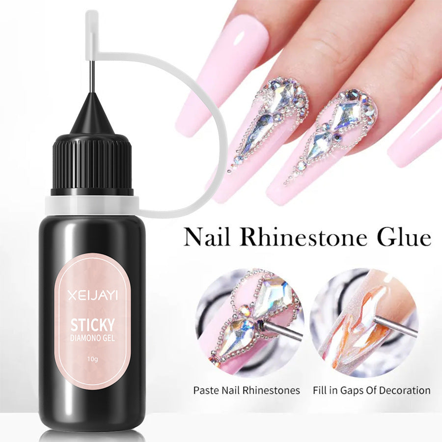Disposable Edge Sealing Rhinestone Sticking Glue For Nail Beauty Glue