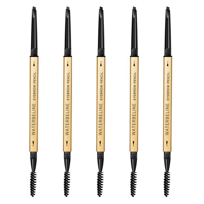 Double-headed Eyebrow Pencil Ultra-fine Pen Point Ultra-fine Waterproof Sweat