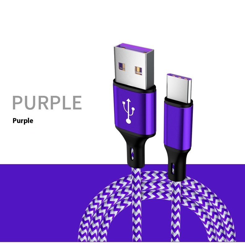 USB Type-C Cable Super Fast Charge Nylon Woven