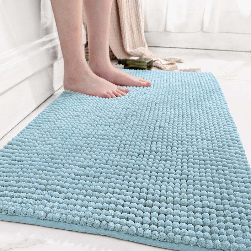 Floor Mat Bathroom Chenille Thickened Non-slip
