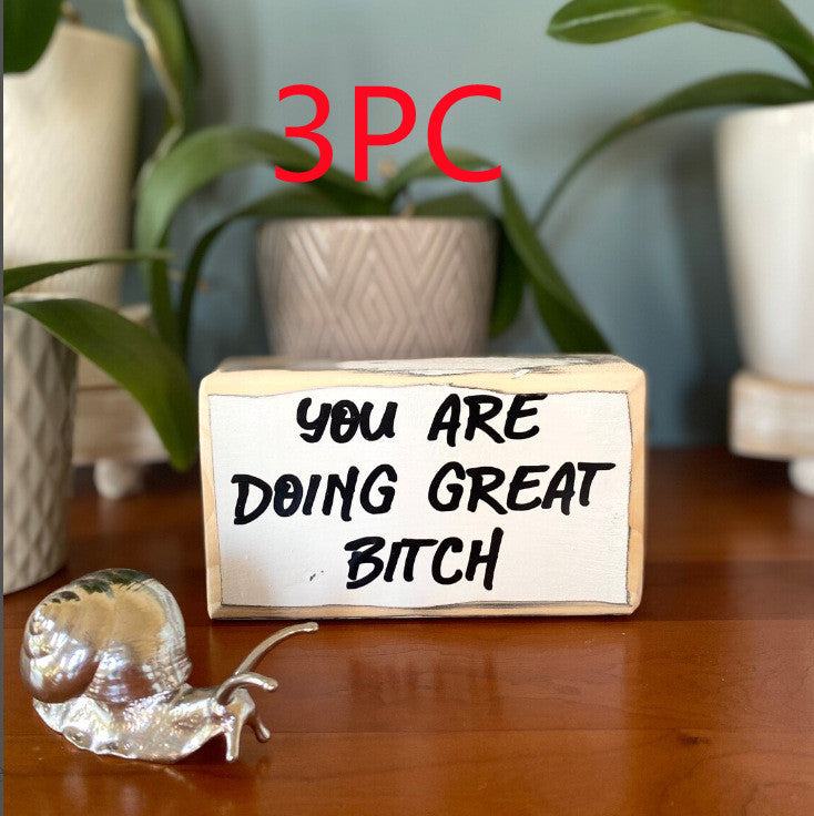 English Letters Desktop Ornaments