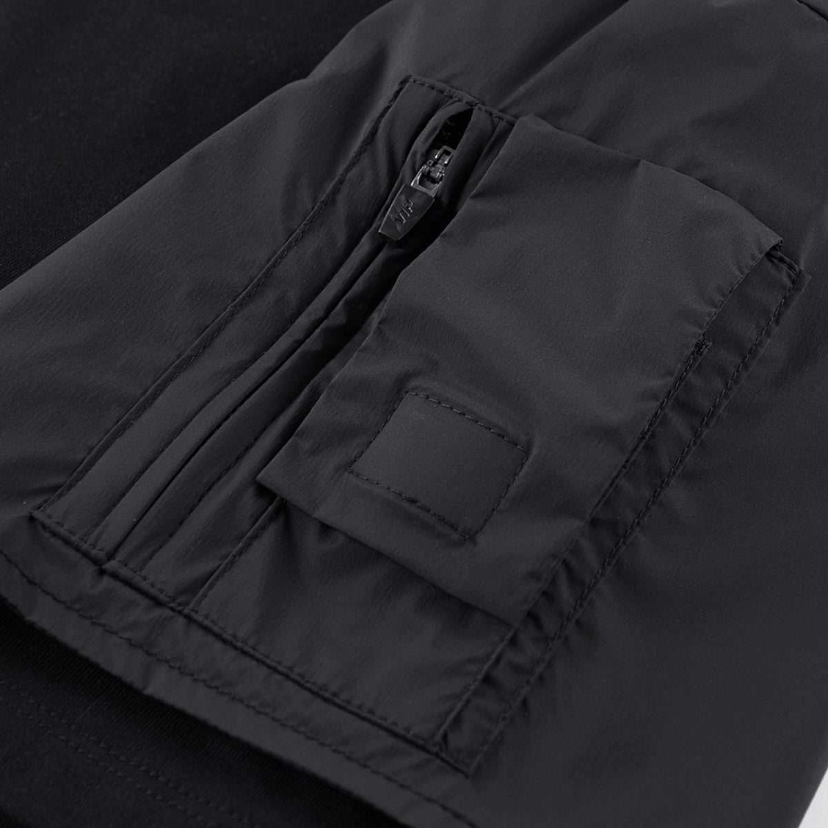 Functional Splicing Short-sleeved T-shirt