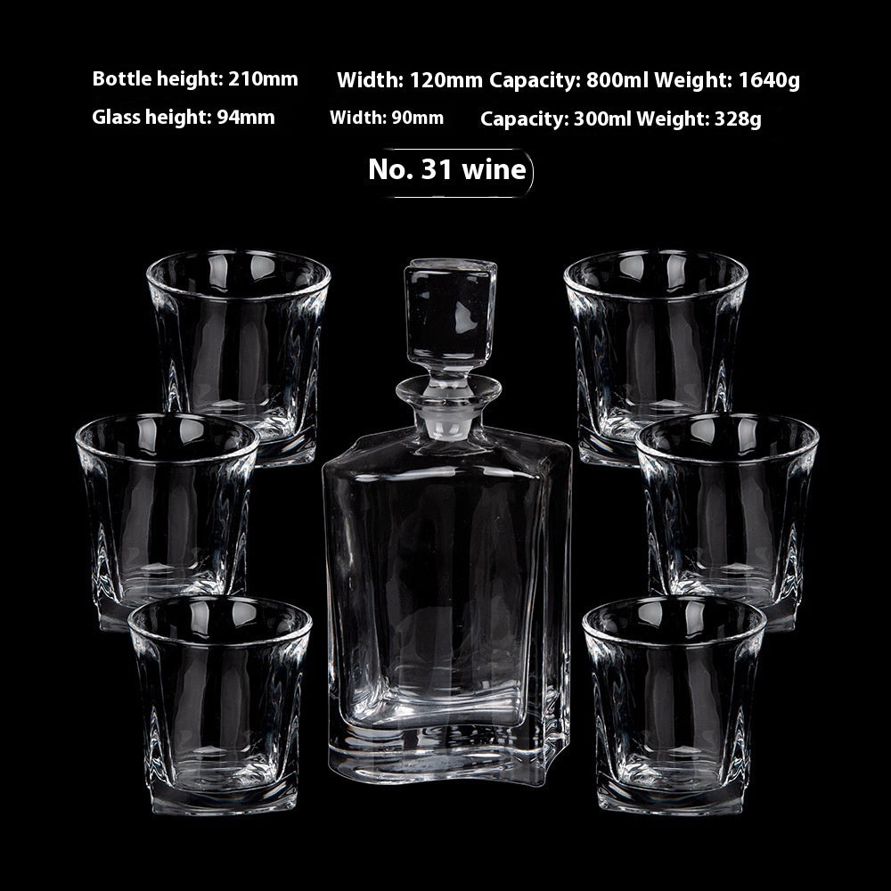 Creative Whiskey Liquor Glass Suit