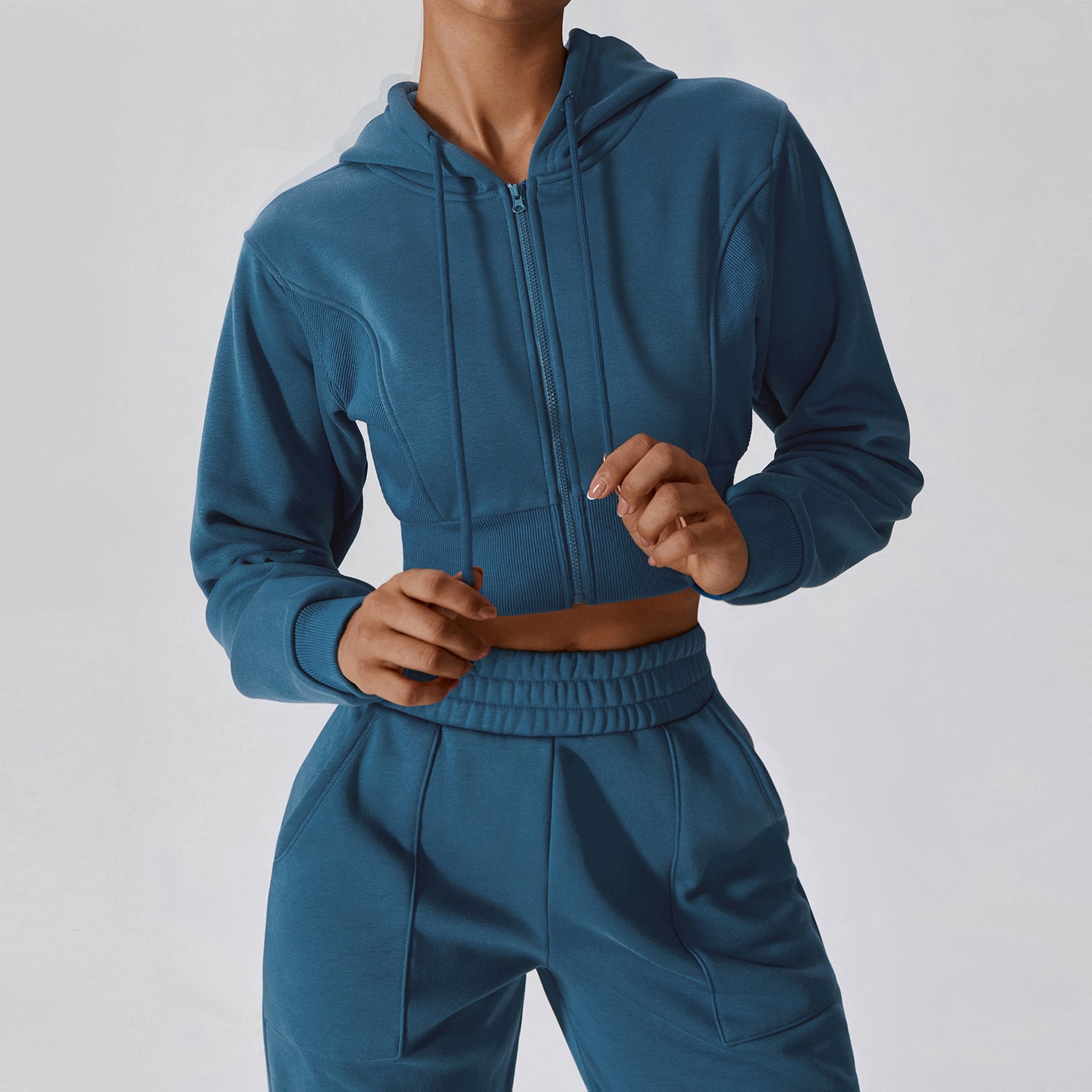 Loose Long Sleeve Sweatershirt Coat For Women