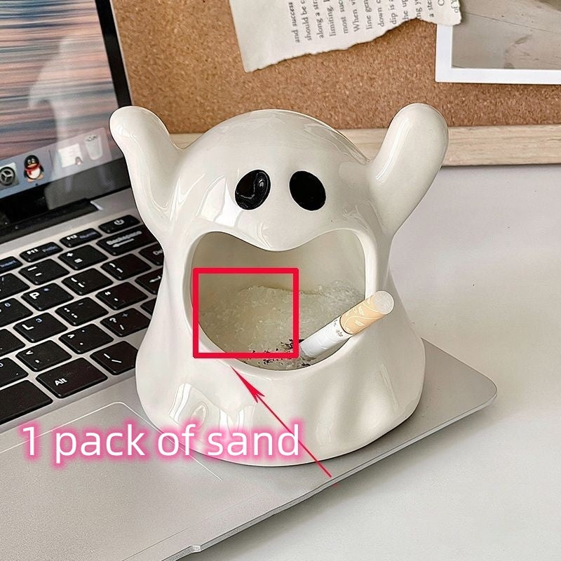 Cute Ghost Ashtray Ins Sense Of Healing
