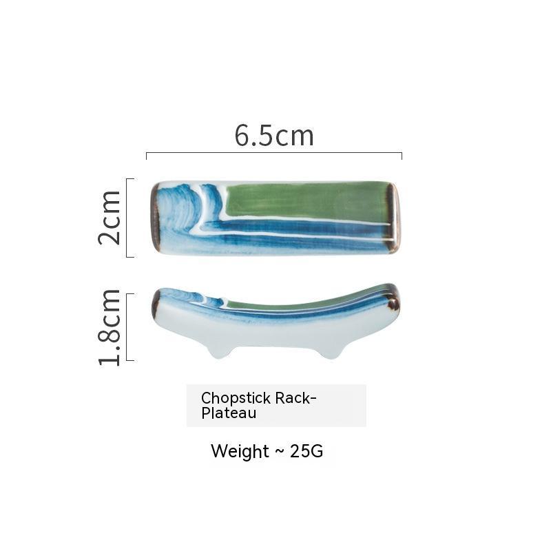 Chopsticks Shelf Japanese Ceramic Hotel Table Setting