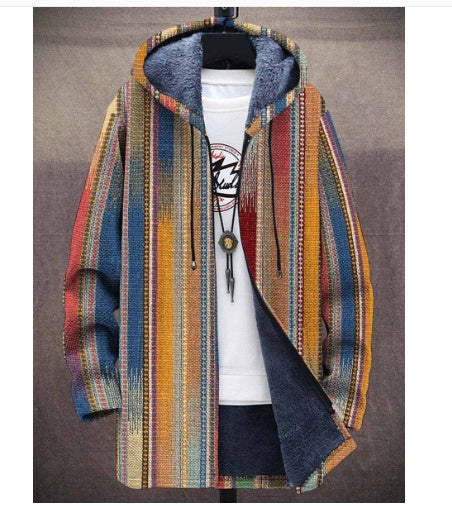 Men's 3d Digital Printed Hat Cardigan