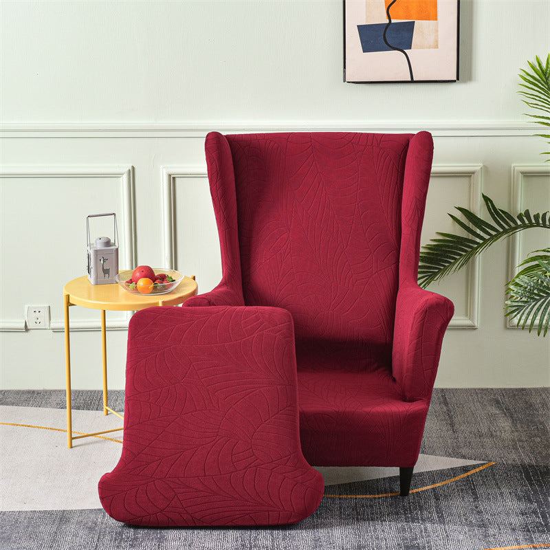 Pure Color Jacquard All-inclusive Chair Cover American Jiameng Cushion