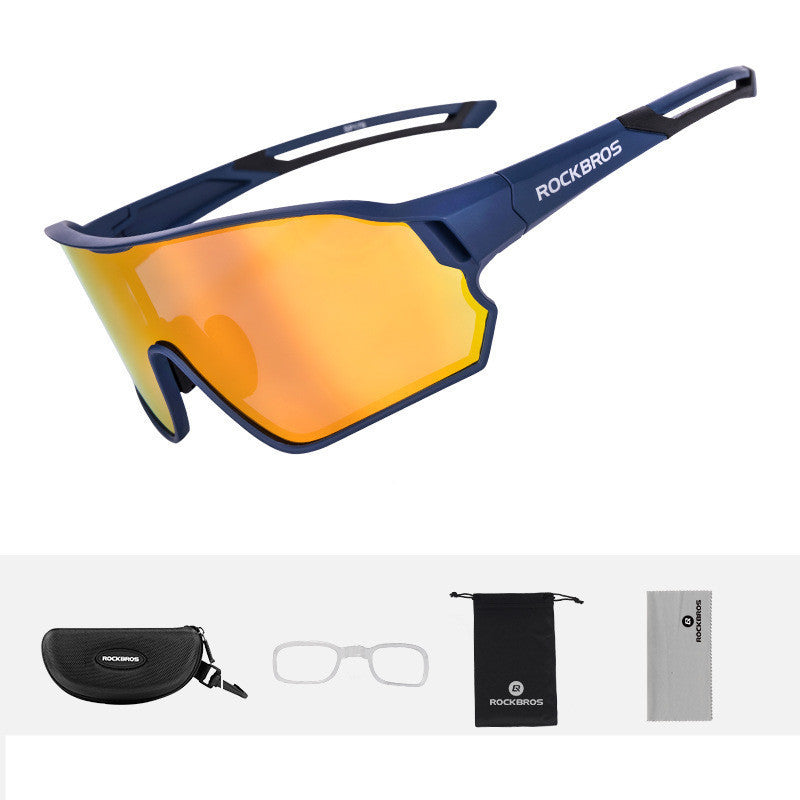 New Cycling Glasses Polarized Color Changing Windproof Myopia Running Sports