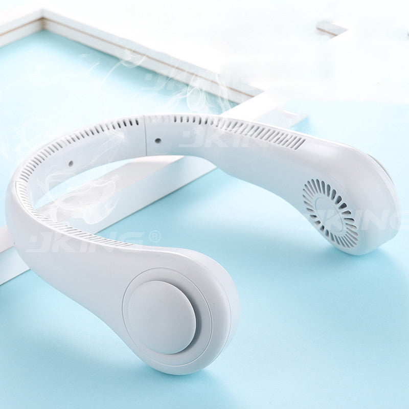 m6 leafless hanging neck electric fan