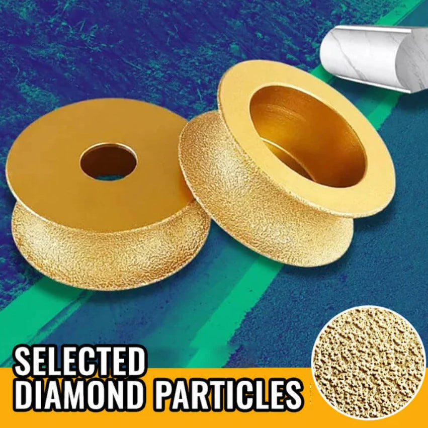 Gold Brazed Diamond Angle Grinder Stone Grinding Wheel