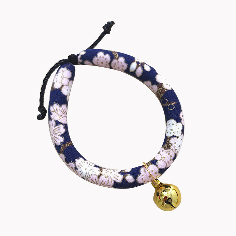 Japanese style pet cat and dog collar necklace