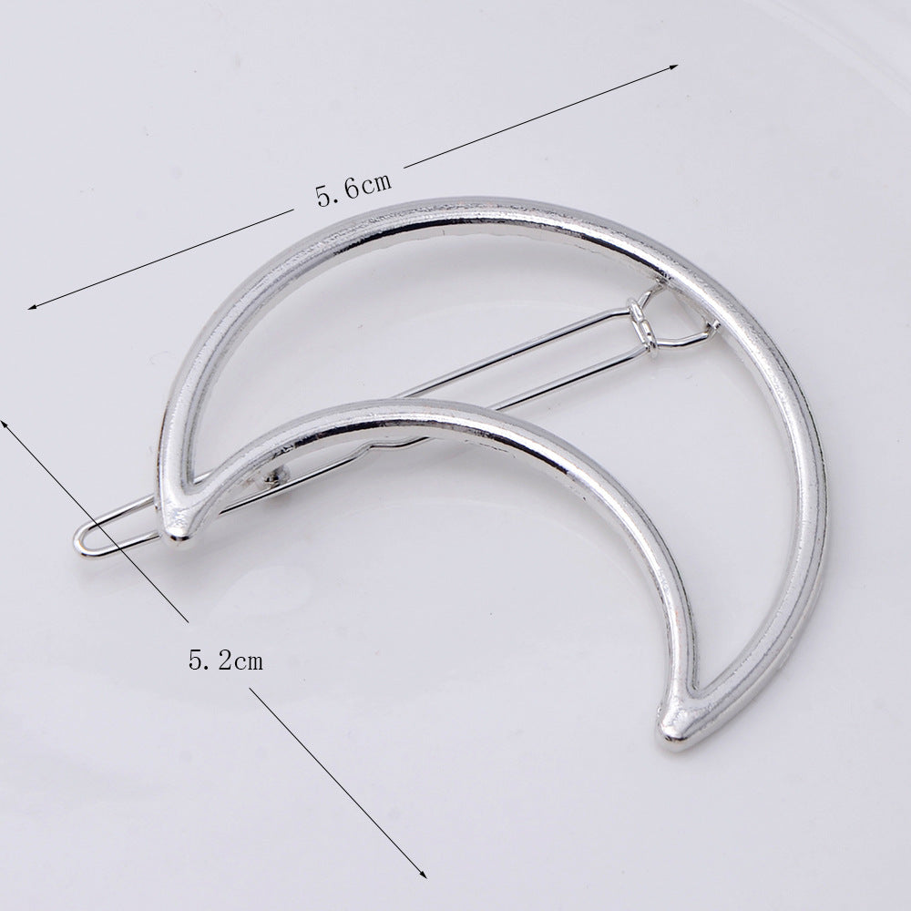 Cupid Heart-shaped Five-pointed Alloy Hair Accessories
