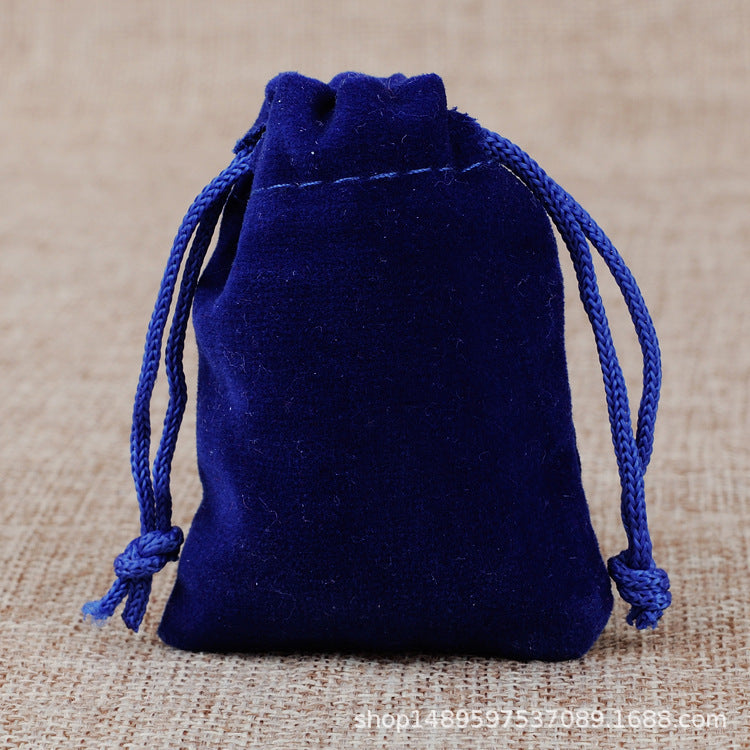 Black Velvet Bundle Pocket Drawstring Jewelry Packaging