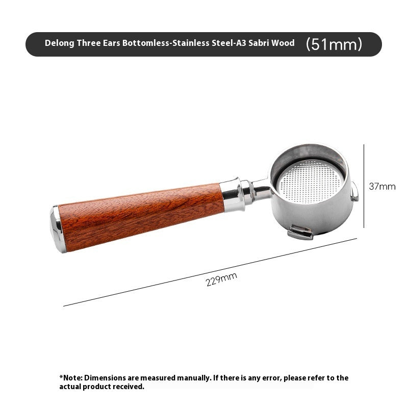 51mm Coffee Machine Handle Modified Solid Wood Handle