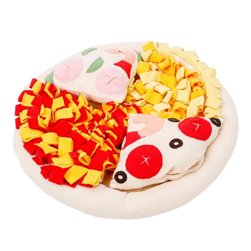 Pizza pet sniffing pad