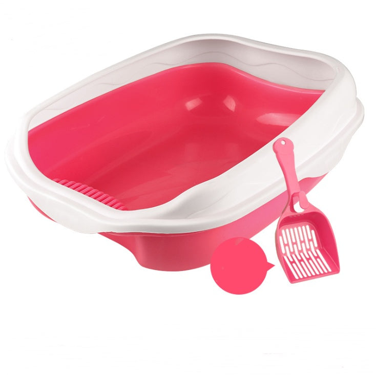 Semi Enclosed Cat Sized Thickened Splash Proof Toilet