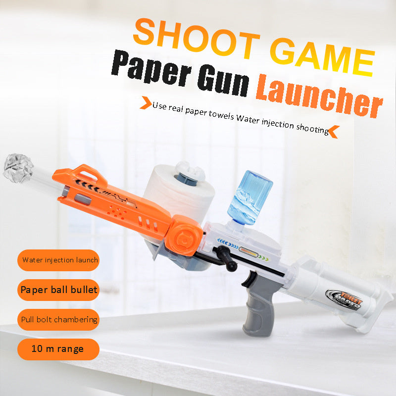Children's Toilet Paper Launcher Plastic Toy