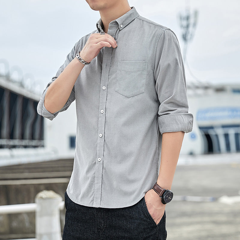 Corduroy Men's Long Sleeve Shirt