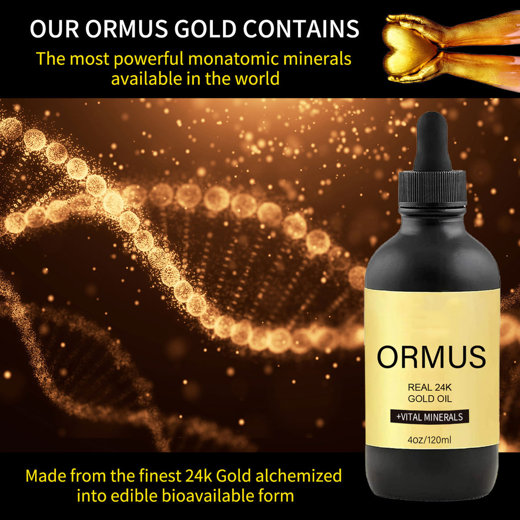 Mineral Health Drops Ormus Golden Oil 24K Drops