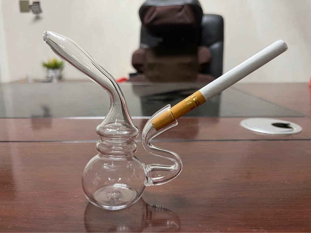 Mini Filter Tar Glass Tobacco Pipe