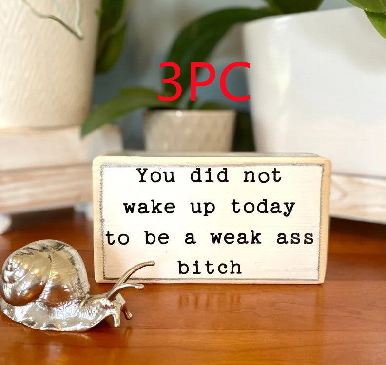 English Letters Desktop Ornaments