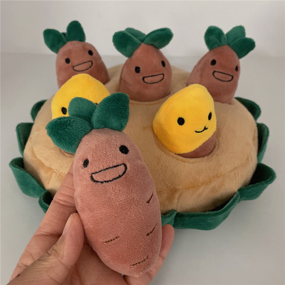 Cushion Sweet Potato Tibetan Food Decompression Sound Toy