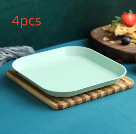 Household Wheat Straw With Base Bone Dish