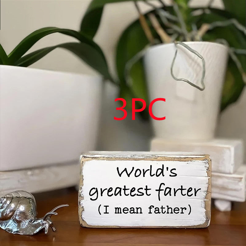 English Letters Desktop Ornaments