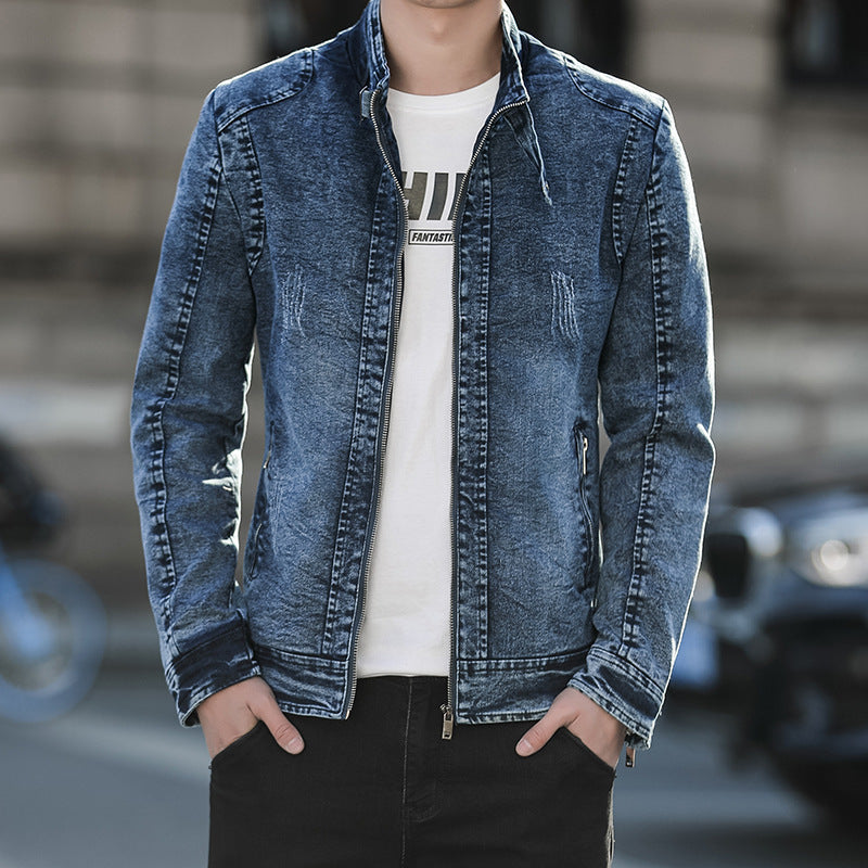 New Spring And Autumn Casual Korean Fashion Men's Denim Jacket