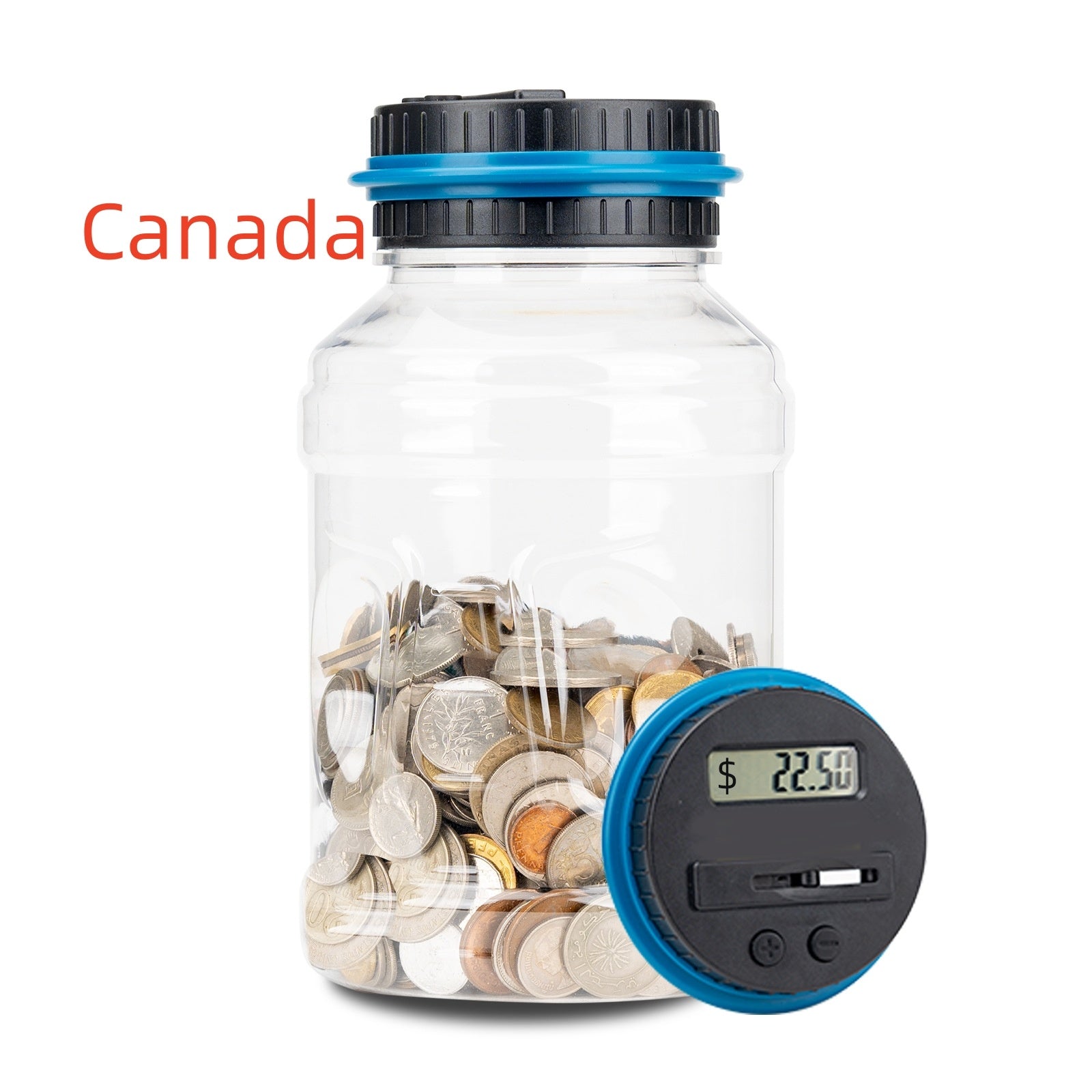 Pounds Full Of Coin Bank Count Savings