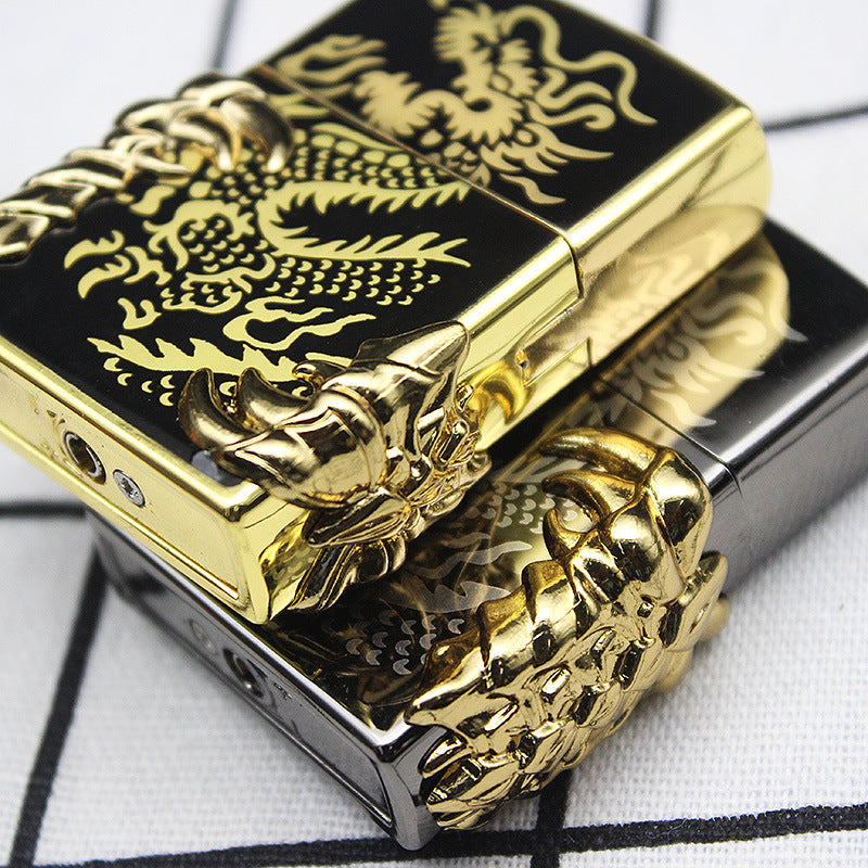 Dragon Claw Grinding Wheel Flame Lighter