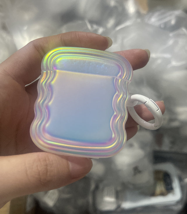 Electroplated Silver Gold Earphone Case Protective Sleeve Soft