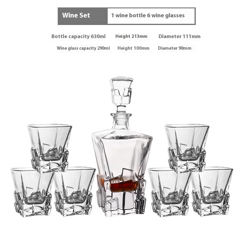 Creative Whiskey Liquor Glass Suit