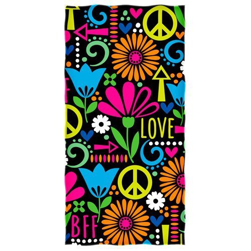 Butterfly Pattern Printed Beach Towel