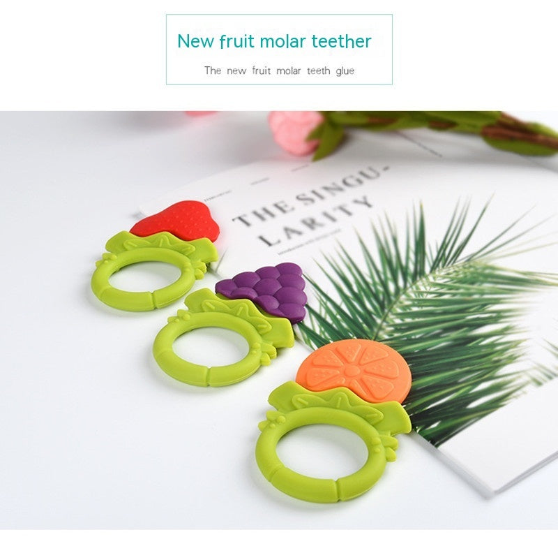 Baby Teething Molar Rod Fruit Silicone