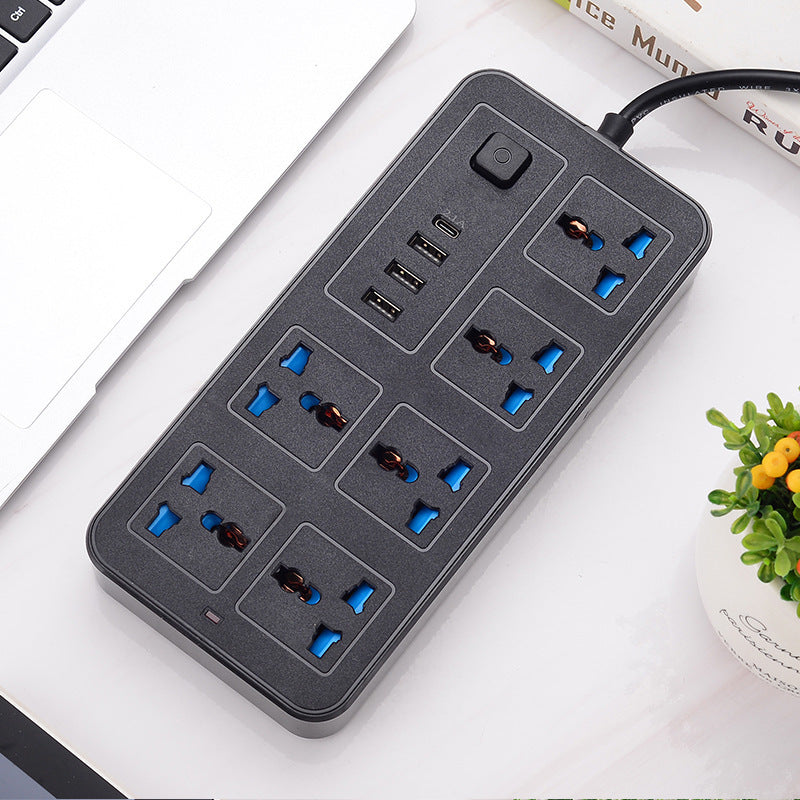 USB Patch Panel Household Multi-functional Power Strip
