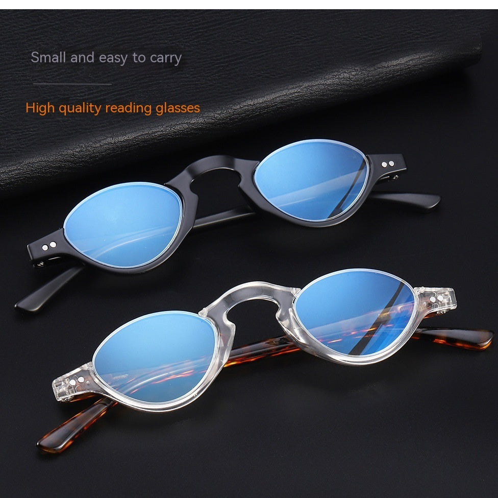 Anti-blue Light Lens Half Frame Reading Glasses High-end New Fashion