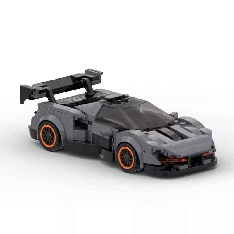 Building Block Toy Creative Super Sports Car Speed8 Grid Model