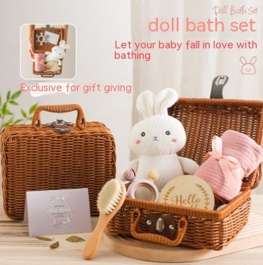 Baby Full-year Photo Commemorative Bath Doll Set