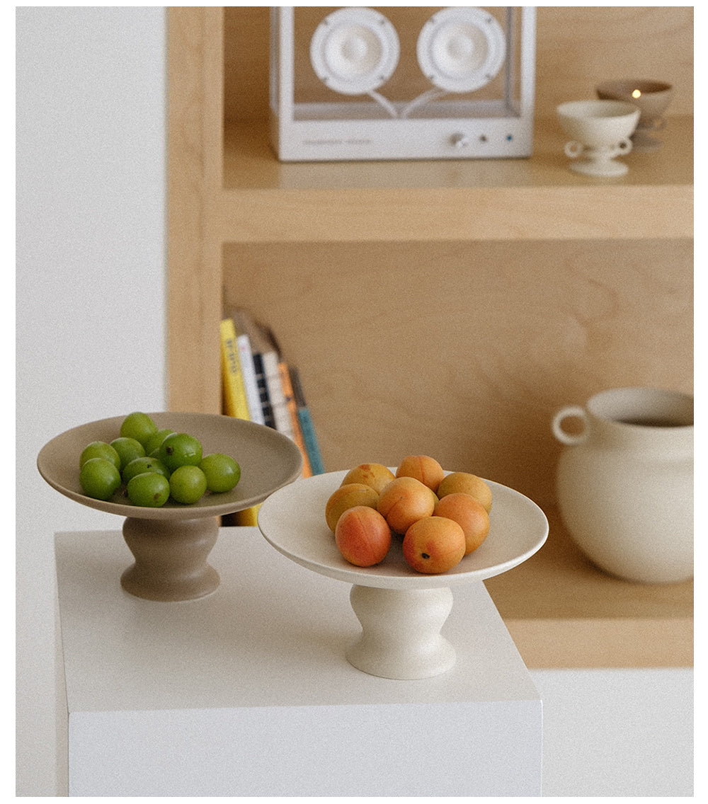 Ceramic Goblet Fruit Tray Decoration Ornaments