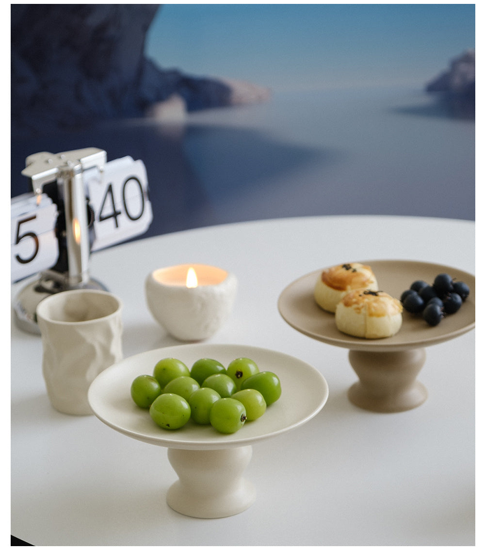 Ceramic Goblet Fruit Tray Decoration Ornaments