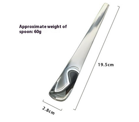 Dessert Stainless Steel Cream Dipper Long Handle