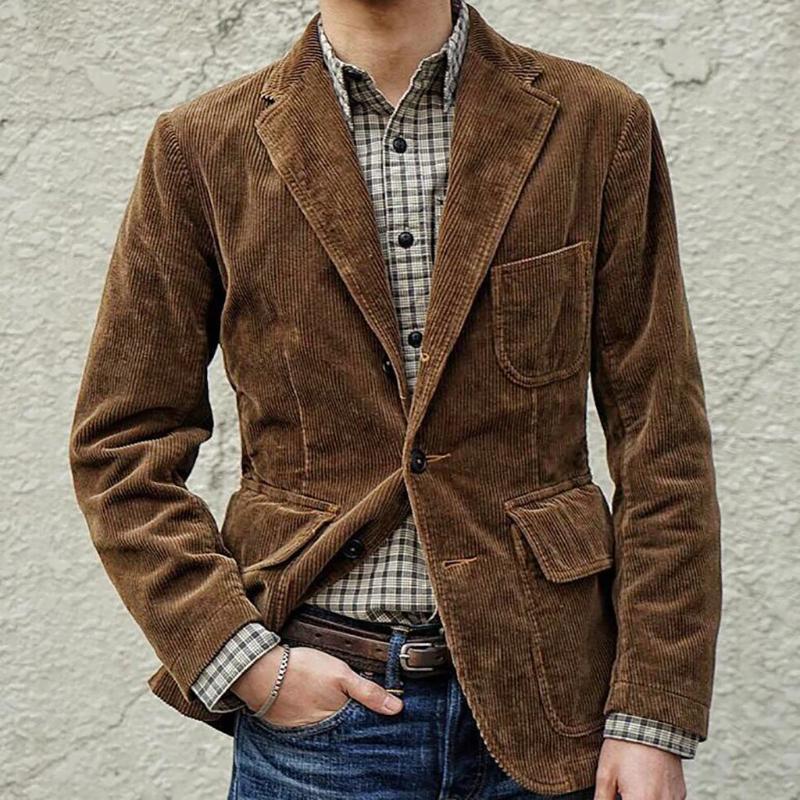 Men's casual fashion solid color jacket