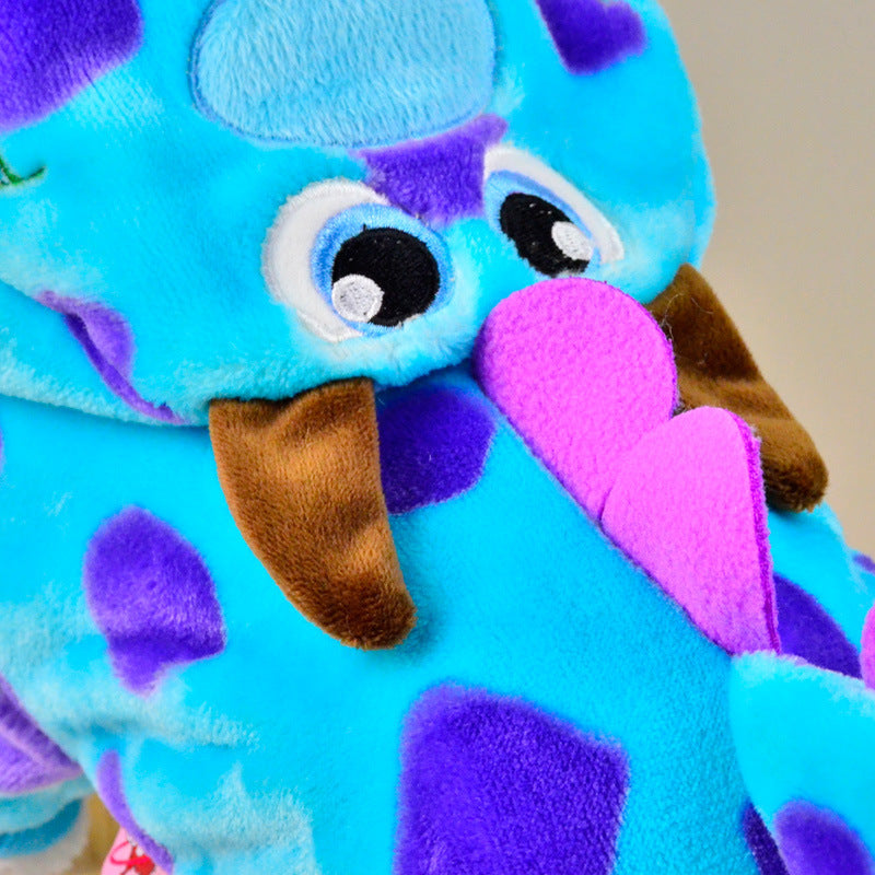 The new bubble turned with dog clothes pet clothing winter dog four clothes factory outlet angle