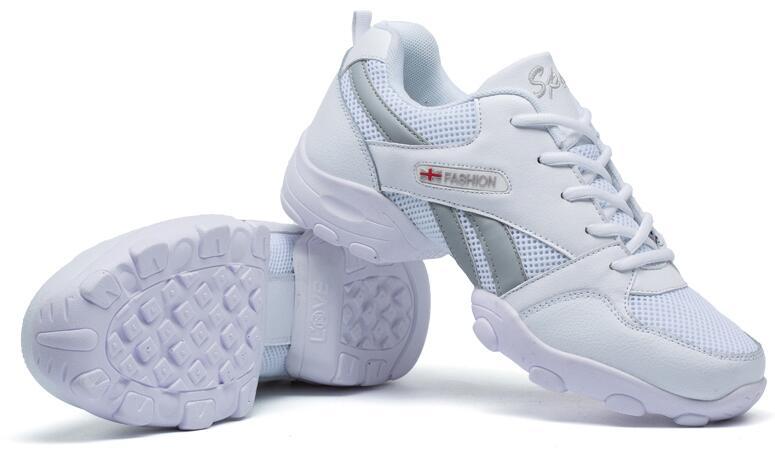 Breathable square dance shoes