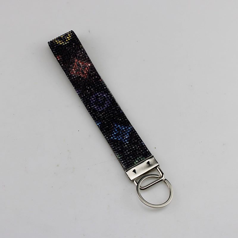 Diamond Background Color Is Sequined Wrist Strap