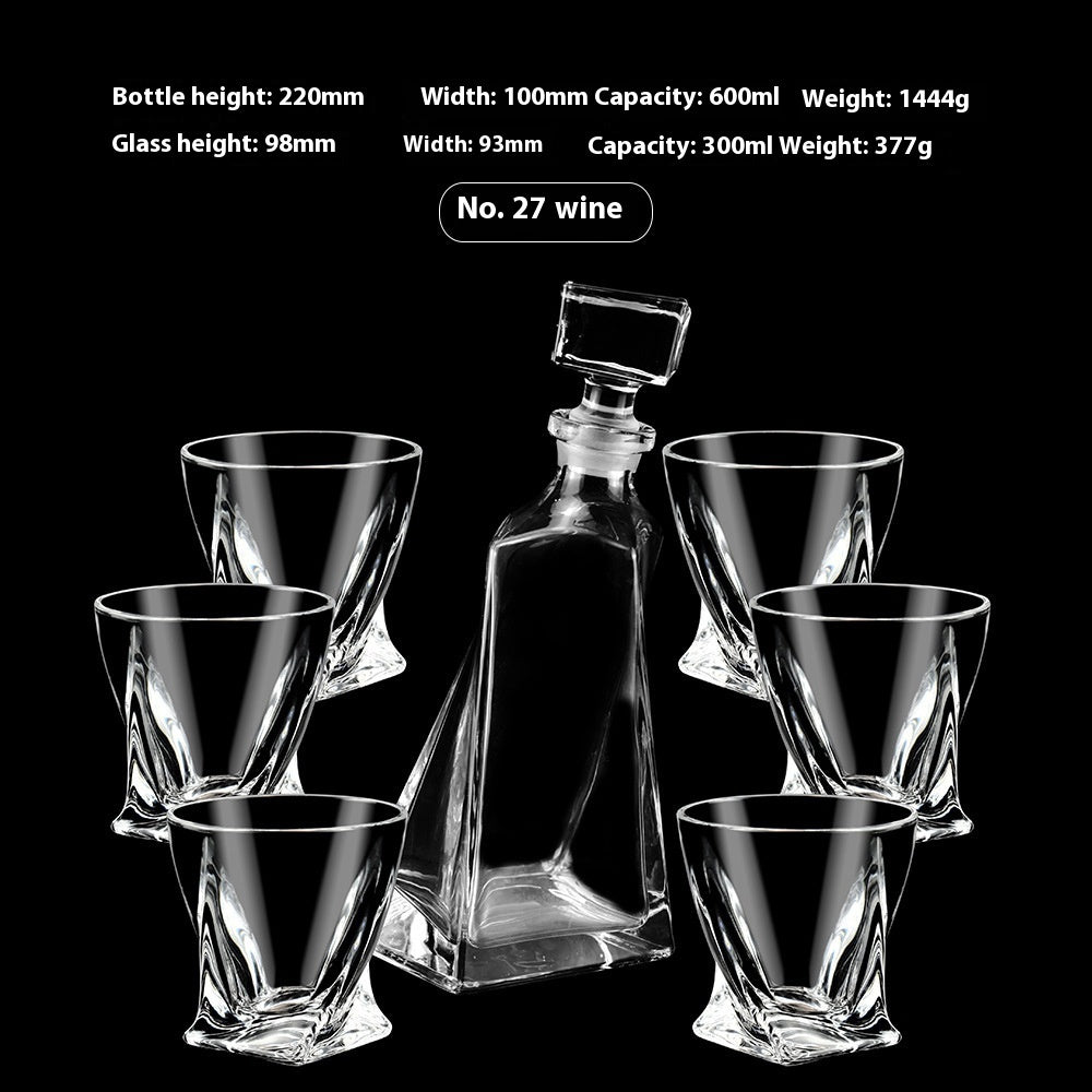 Creative Whiskey Liquor Glass Suit