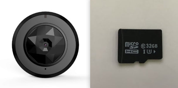 Round Wireless WIFI Surveillance Camera HD Night Vision Monitoring