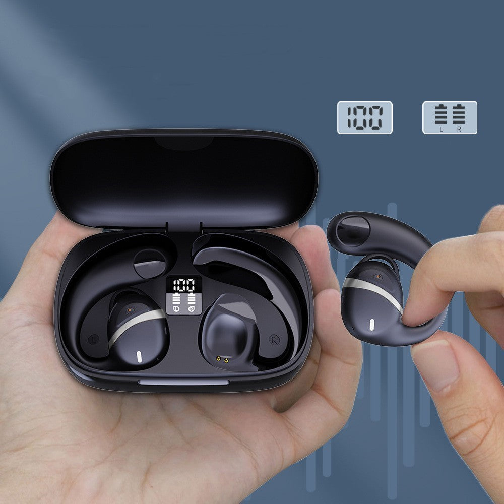 Bone Conduction True Wireless Ear Clip Ear Ultra-long Life Battery Headset